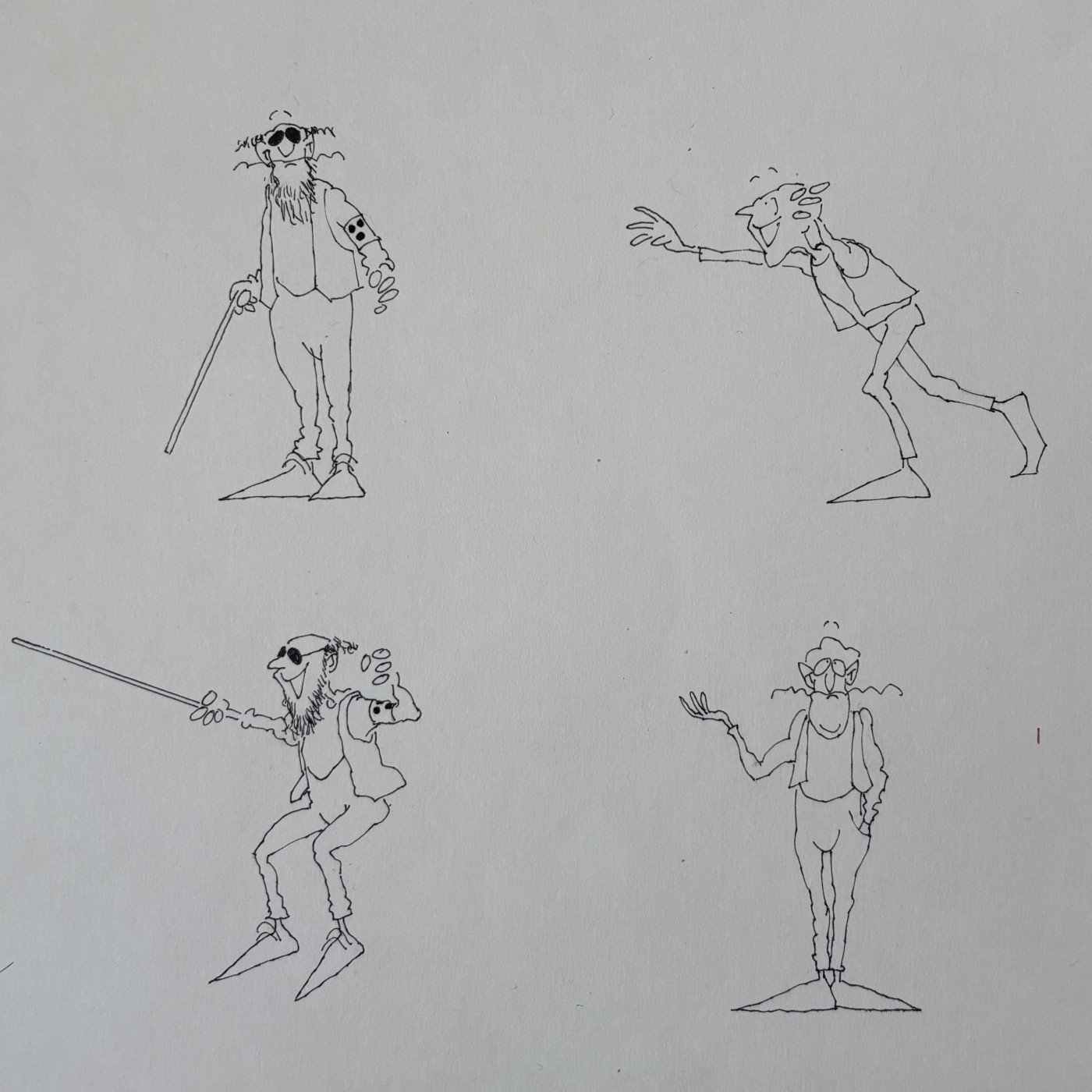 Edison benachrichtigt seinen Vater von der Erfindung der Glühlampe ... und des Kurzschlusses., 1988 - Tuschestift