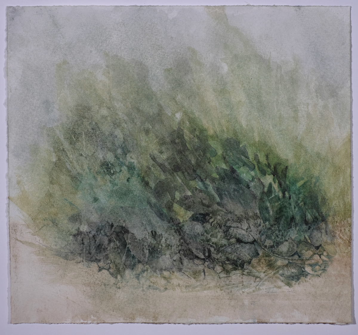 Am Boden zerstört, 2022 - Aquarell