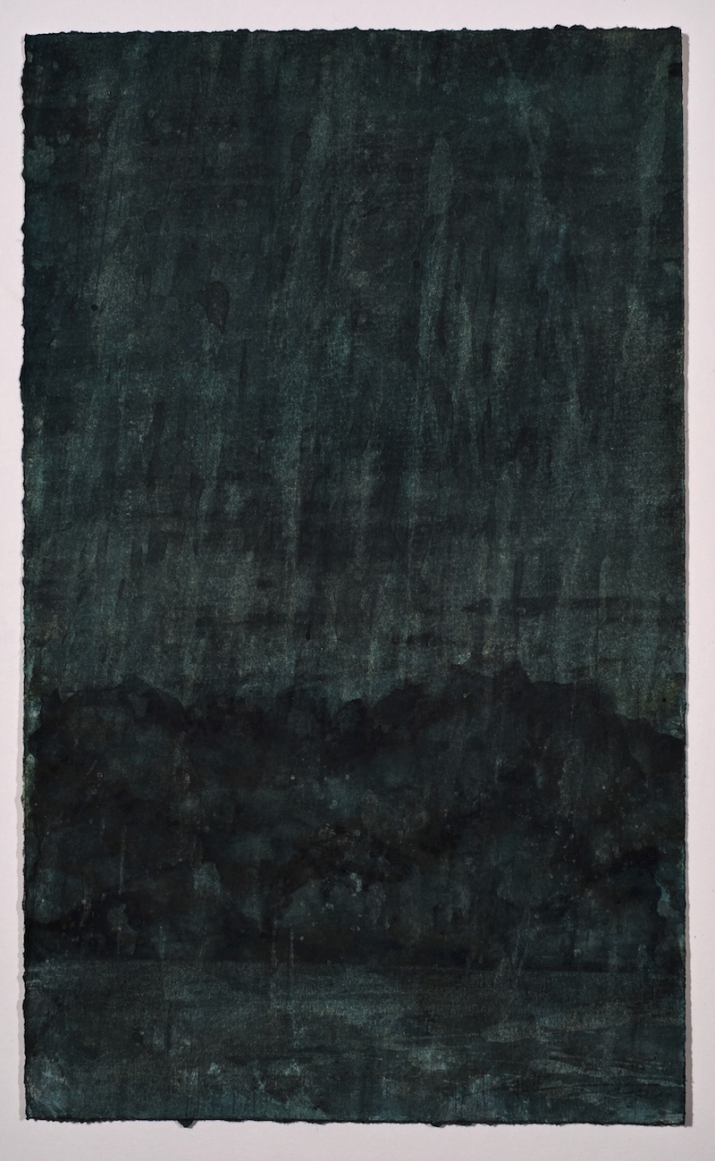 Nacht-und-Regen-Aktion, 2022 - Aquarell