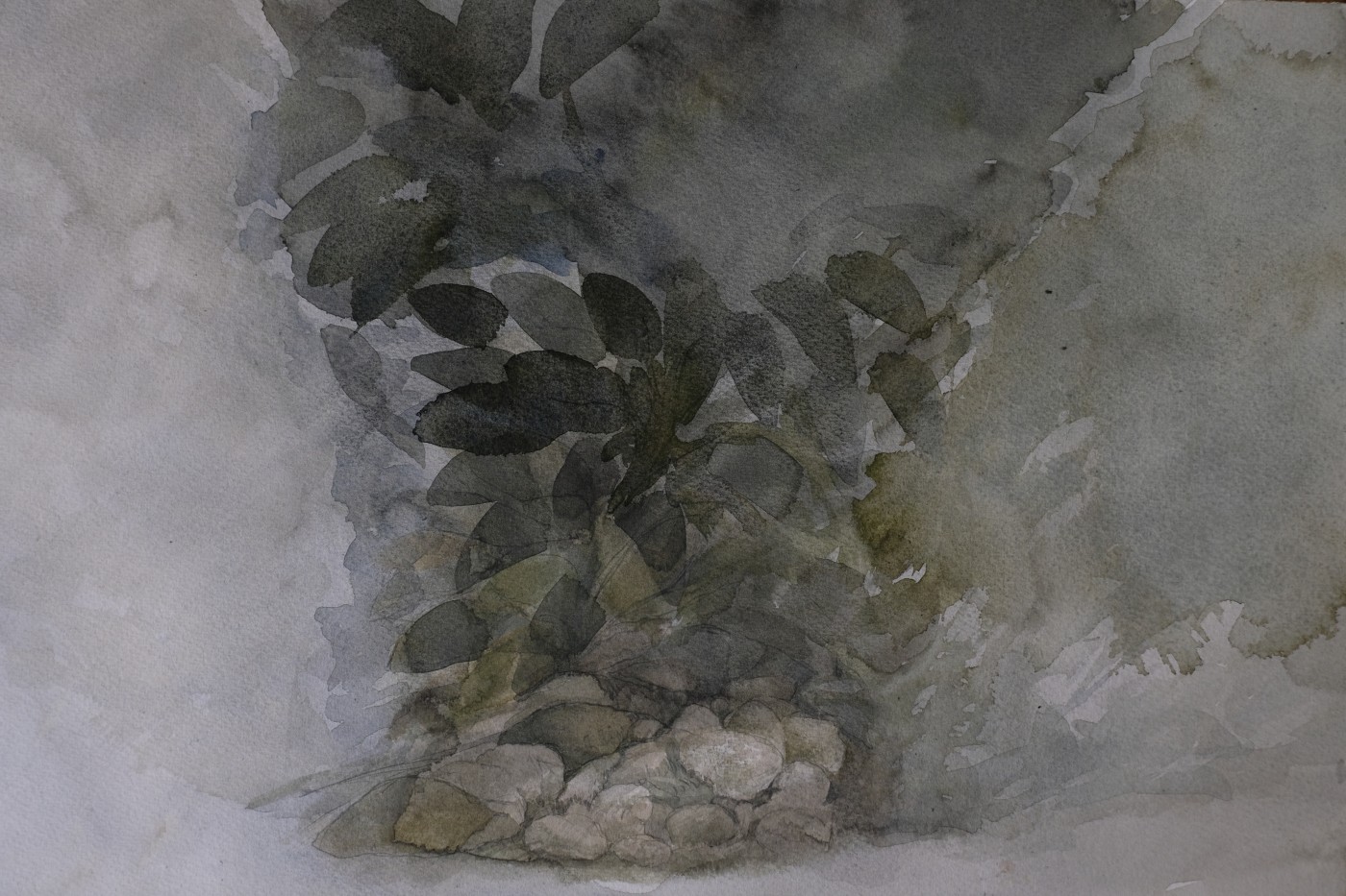 Wochenmitte, 2023 - Aquarell, Bleistift