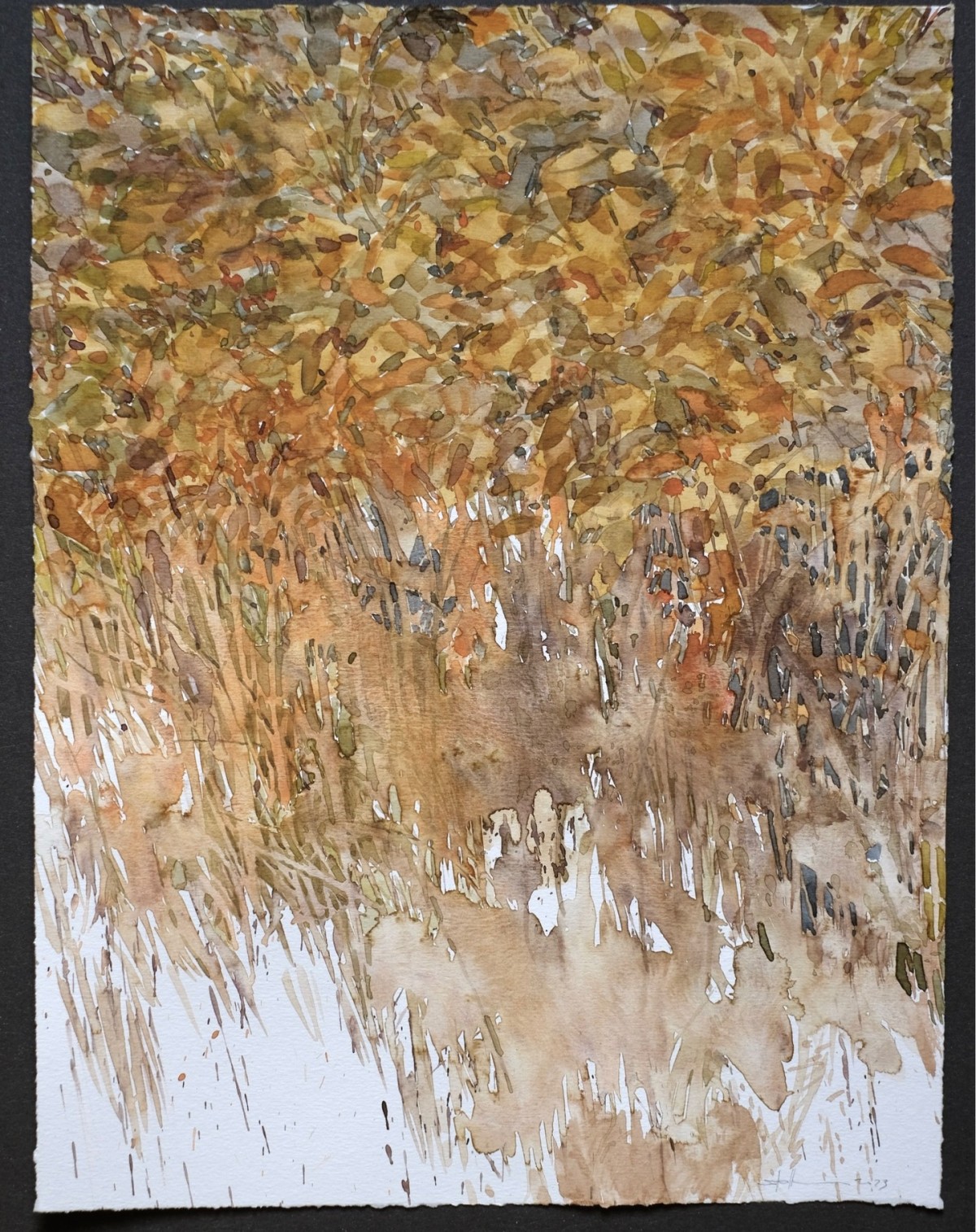 Orange and Yellow, 2023 - Aquarell