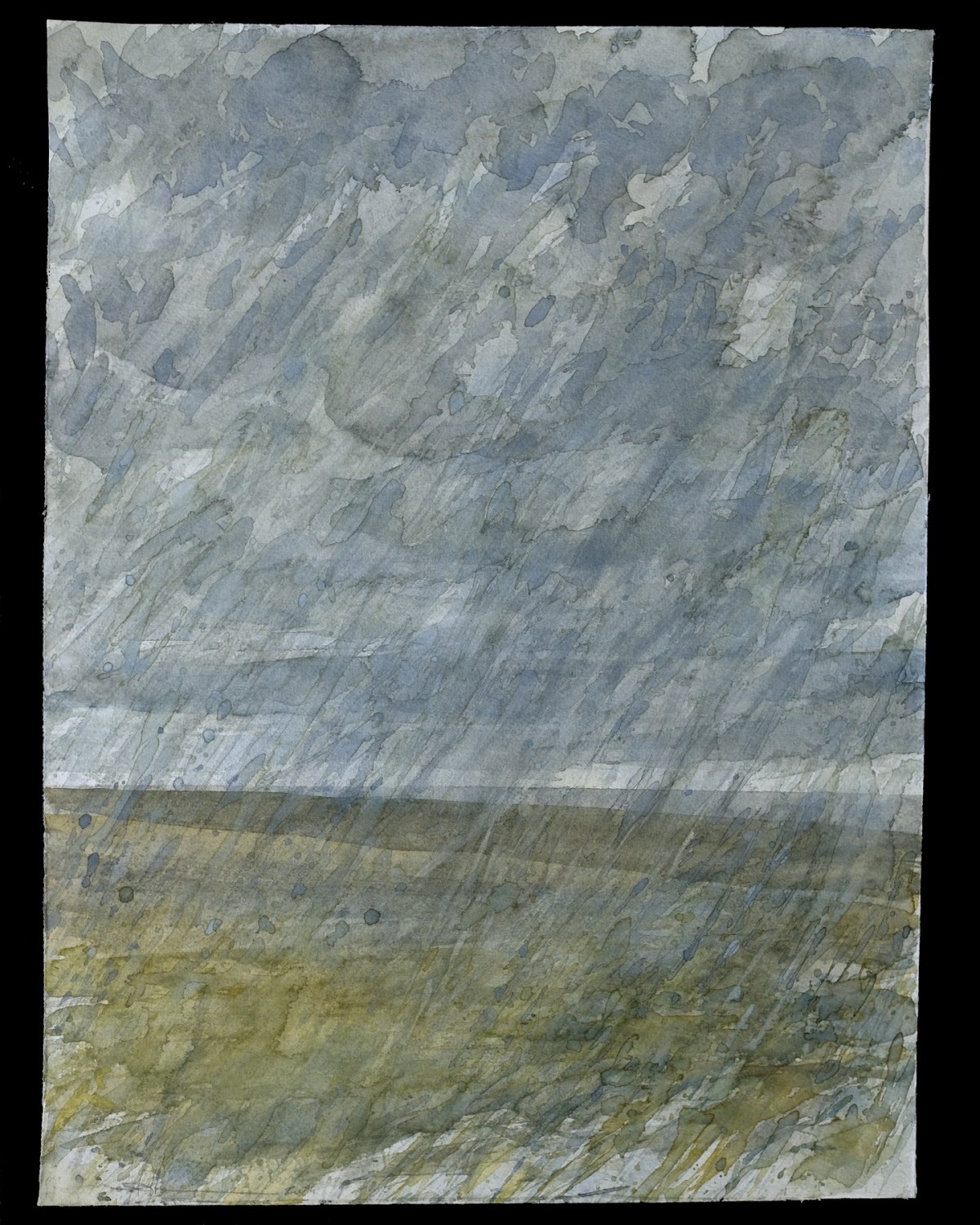7 Grad, wechselhaft, 2024 - Aquarell