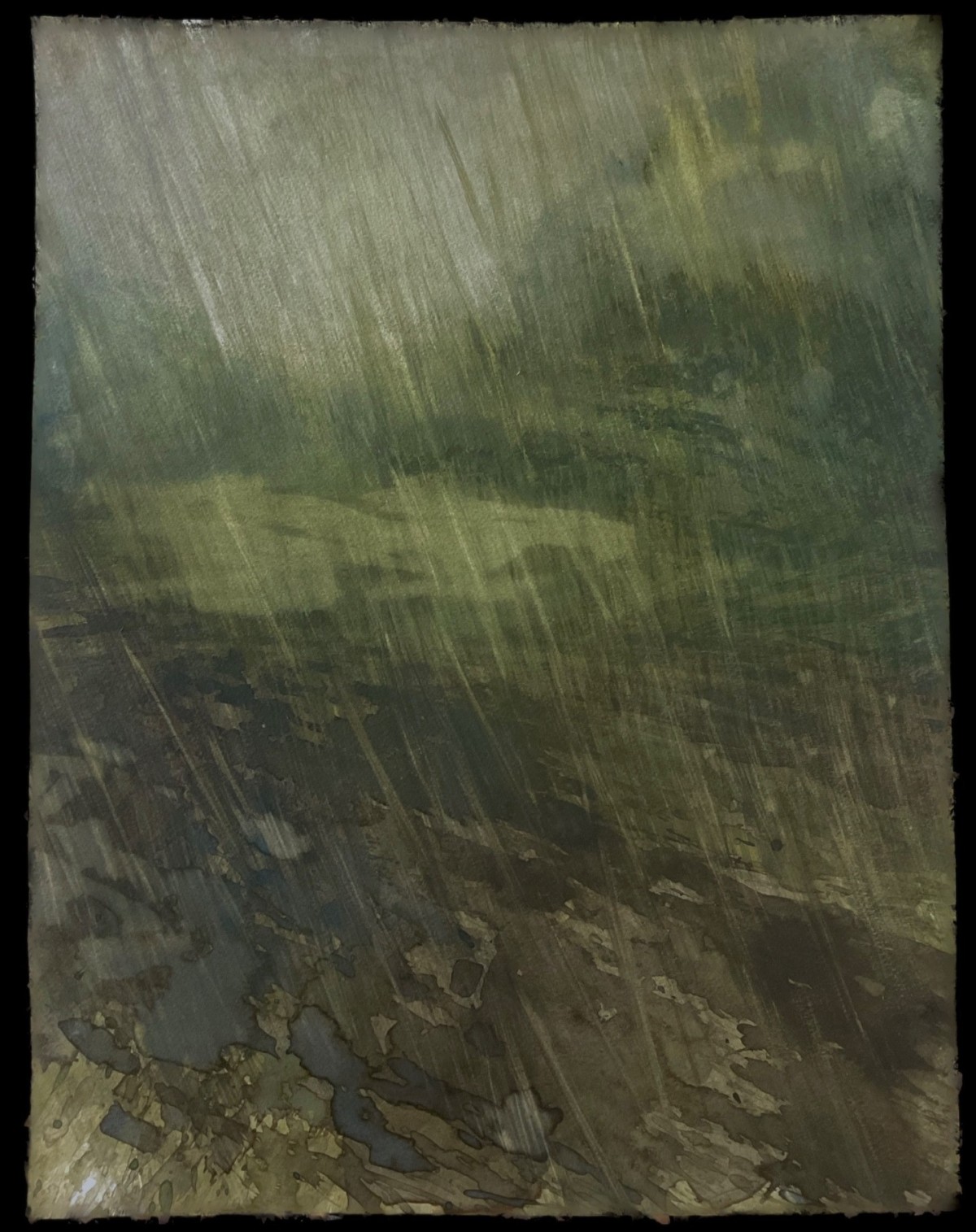 Wichtige Akteure (Regentag in W.), 2023 - Aquarell