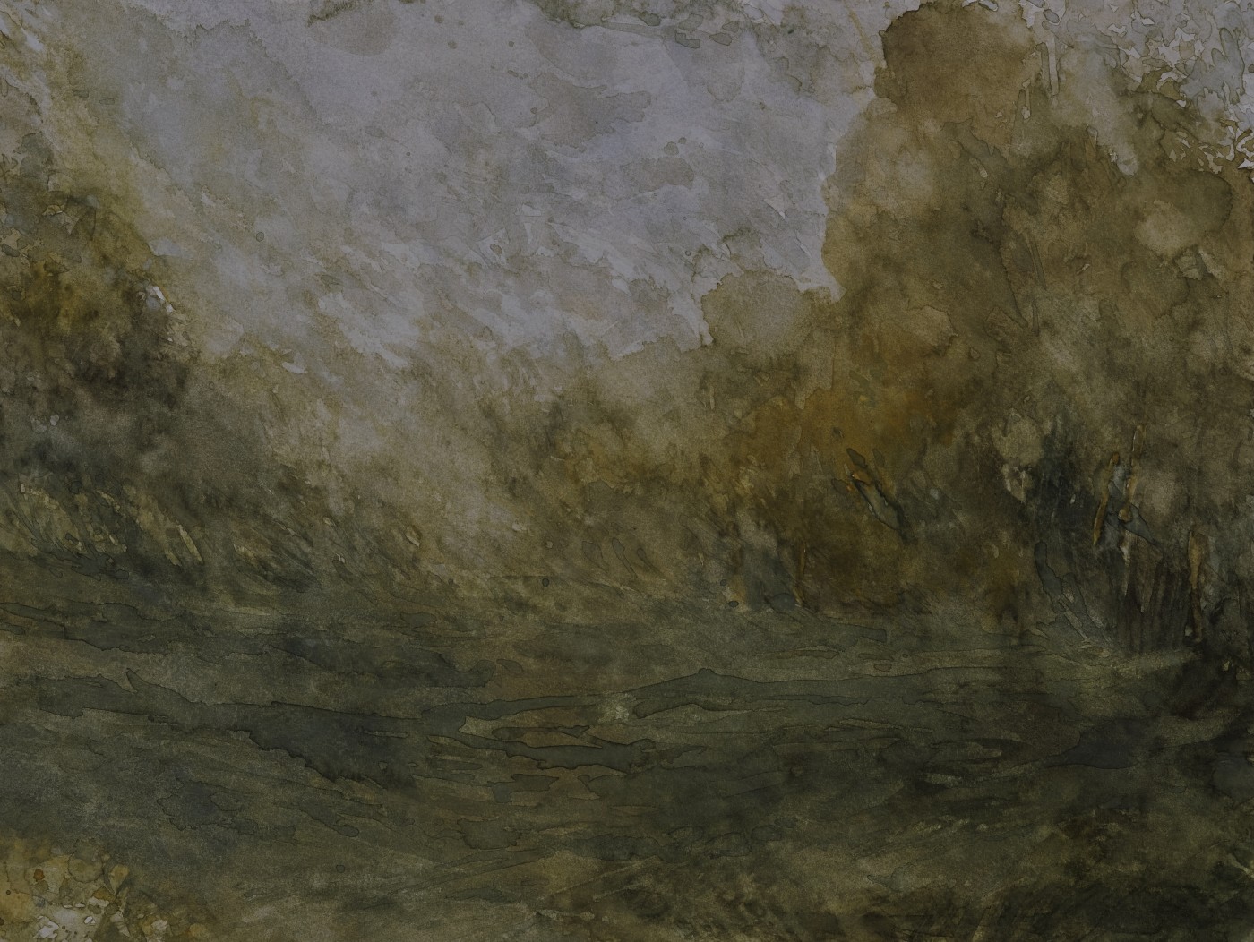 Verblassende Erinnerung, 2025 - Aquarell