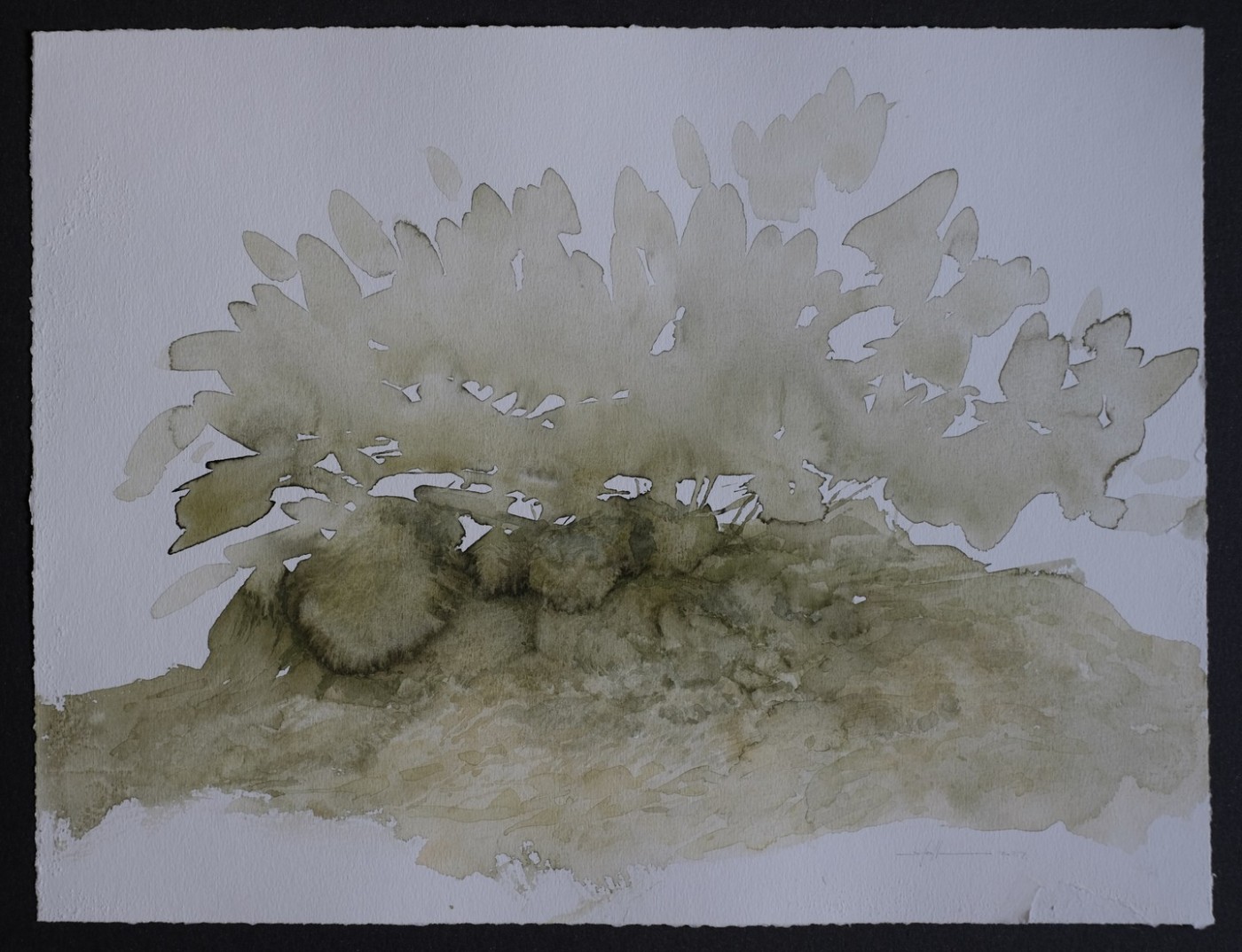 Nicht tiefgründig, 2023 - Aquarell
