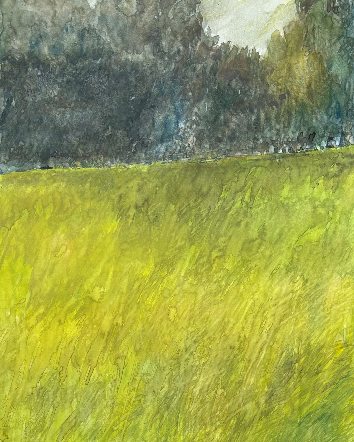 Kurz mal weg und zurück II, 2024 - Aquarell