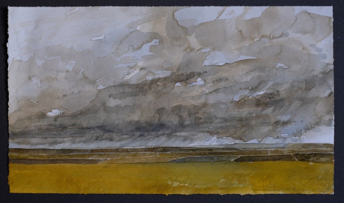 Seltsame Neigung, 2023 - Aquarell