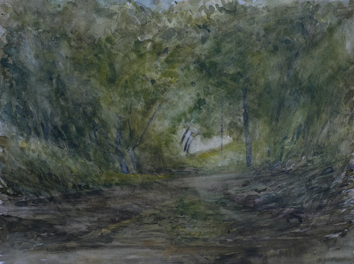 Dietmannsdorfer Licht, 2021 - Bleistift, Aquarell