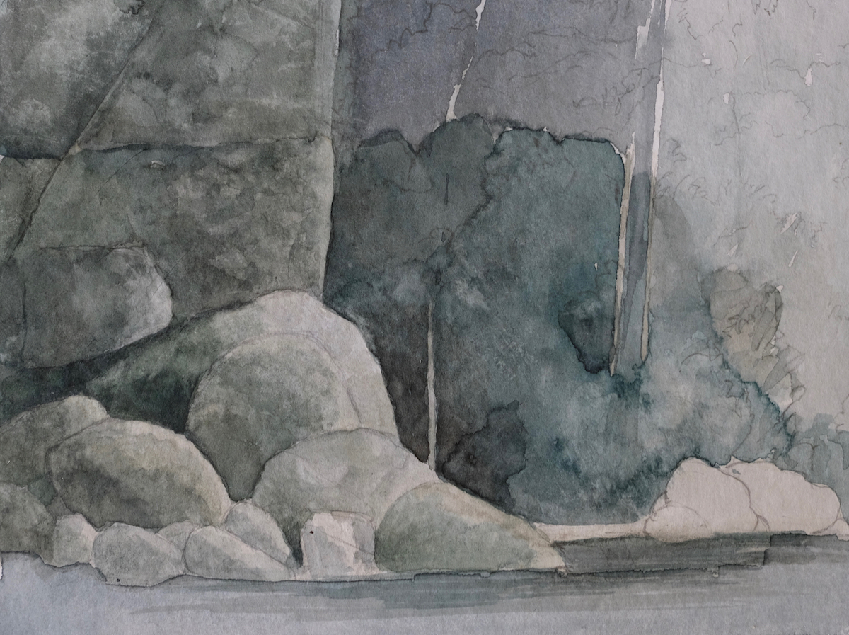 Ottensteine I, 2020 - Aquarell