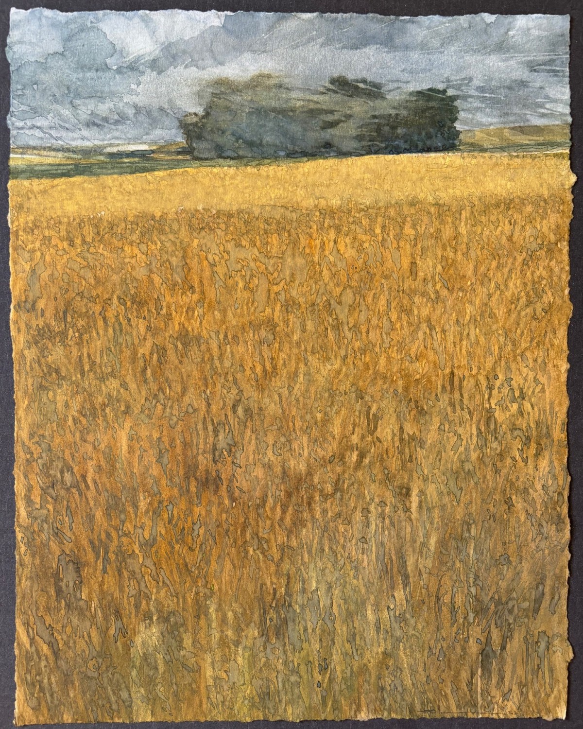 Nächste Abzweigung rechts, 2024 - Aquarell