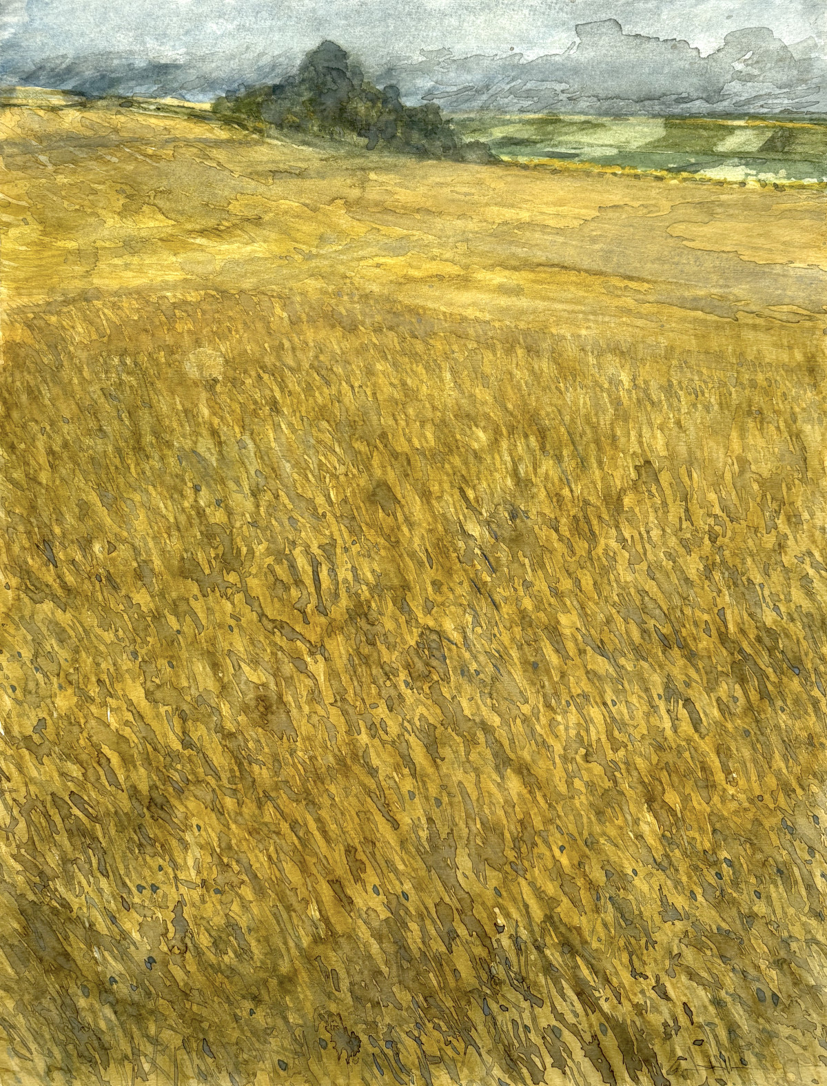 Woanders, aber hier, 2026 - Aquarell