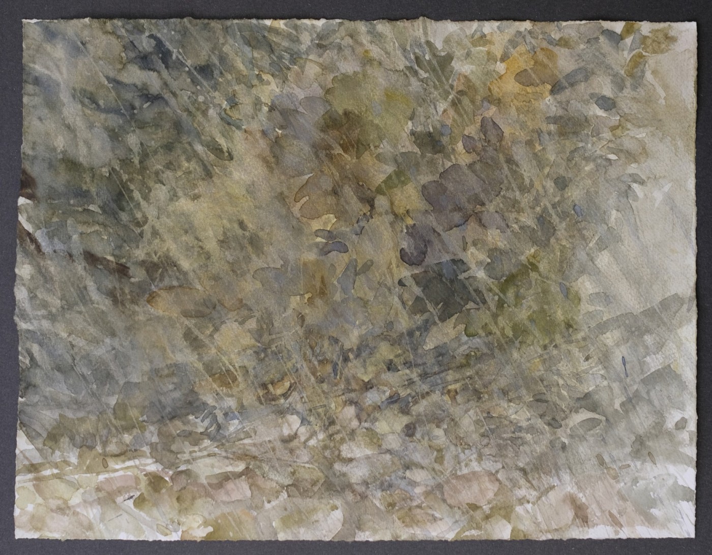 Regen, Dunst, Langsamkeit, 2023 - Aquarell