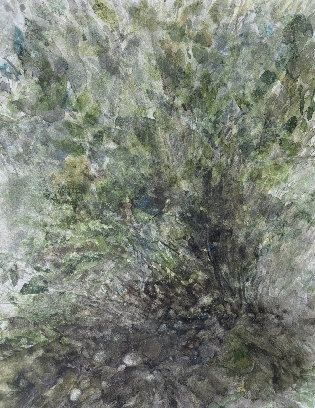 Nach dem Regen, 2025 - Aquarell