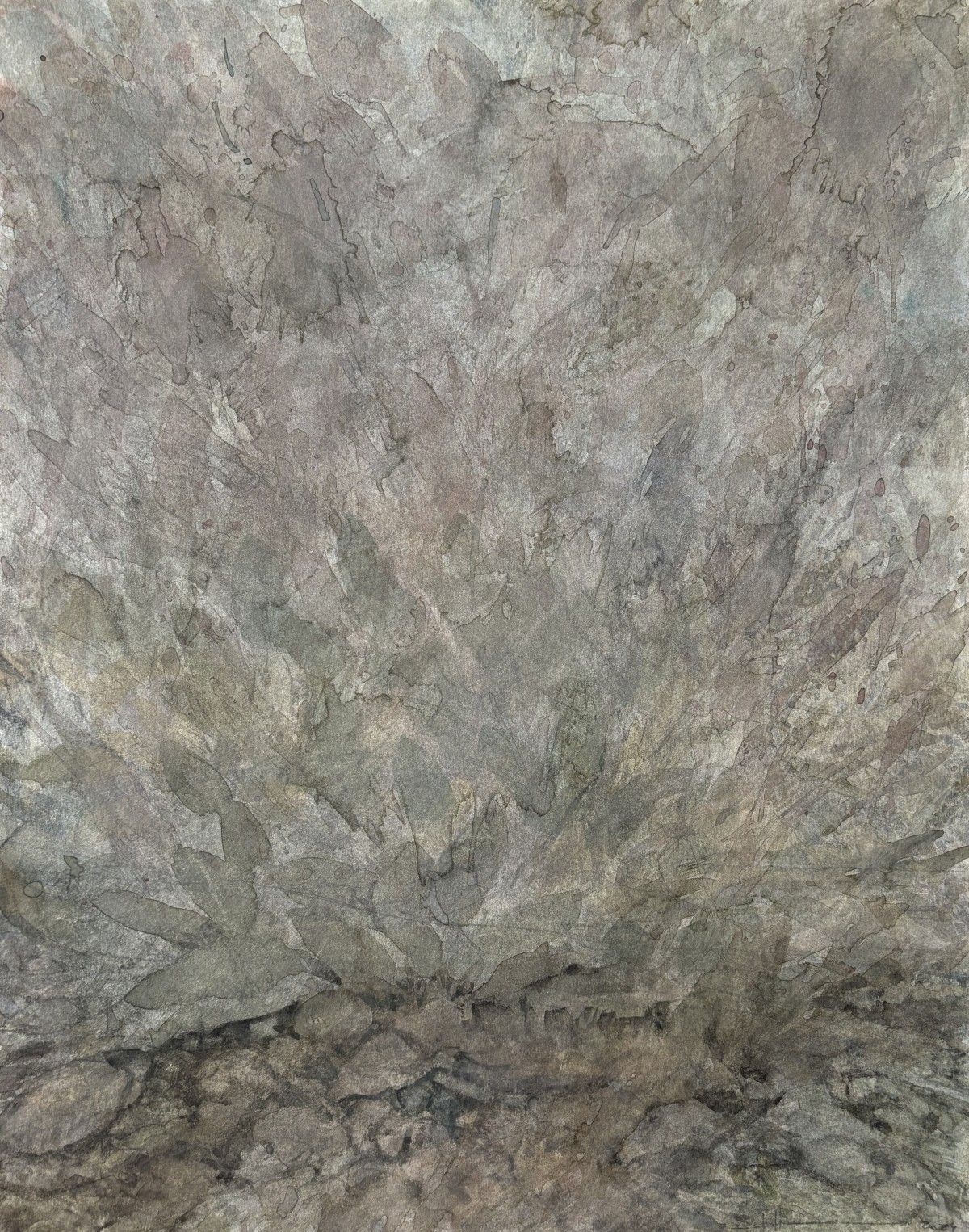 Langer Heimweg, 2024 - Aquarell