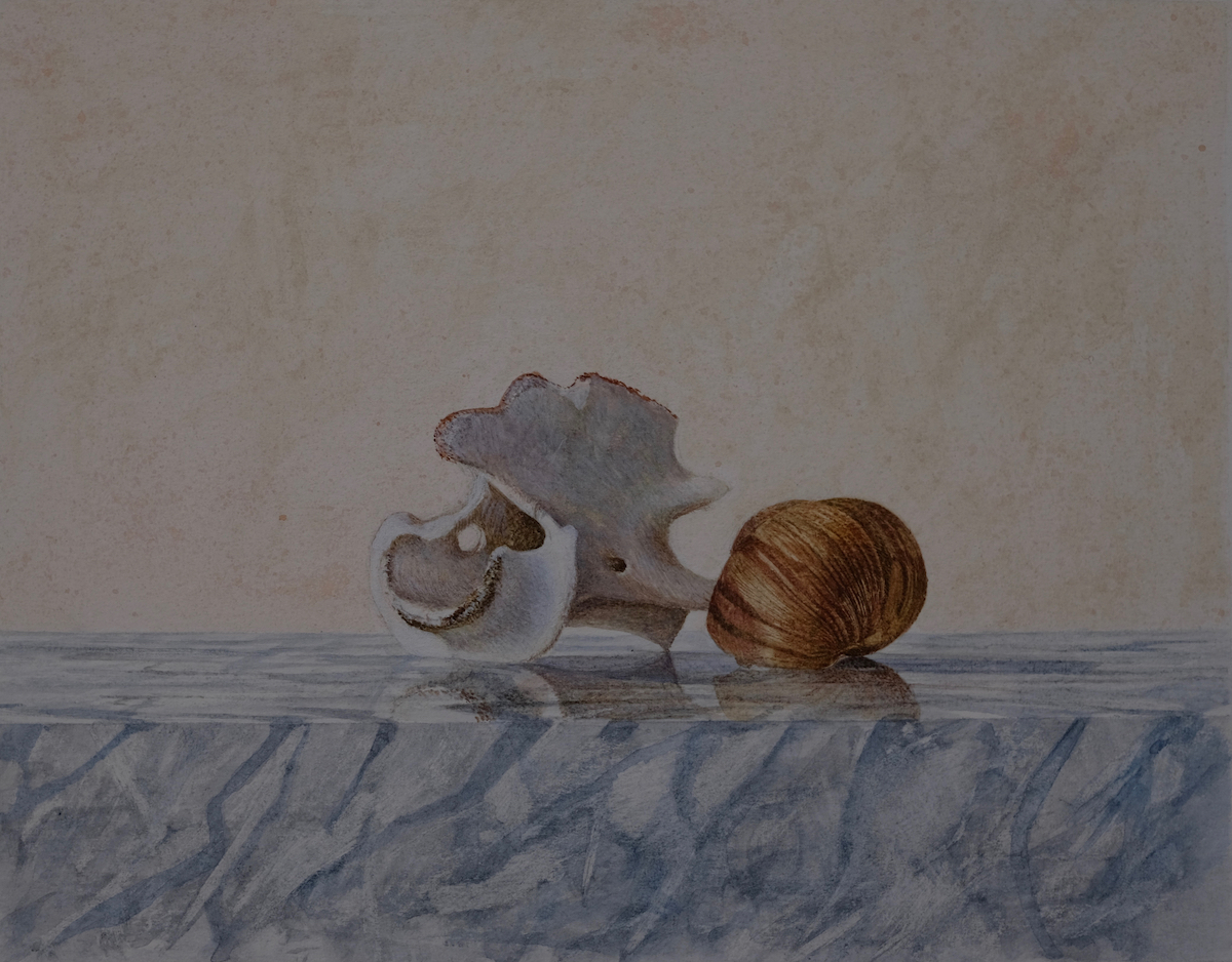Kleines Stillleben, 1987 - Aquarell auf Karton