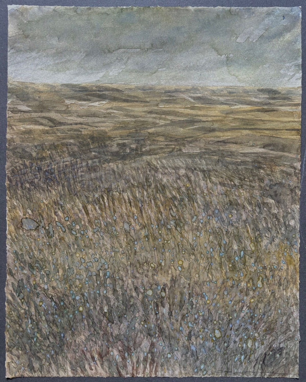 Ein düsterer Nachmittag, 2024 - Aquarell