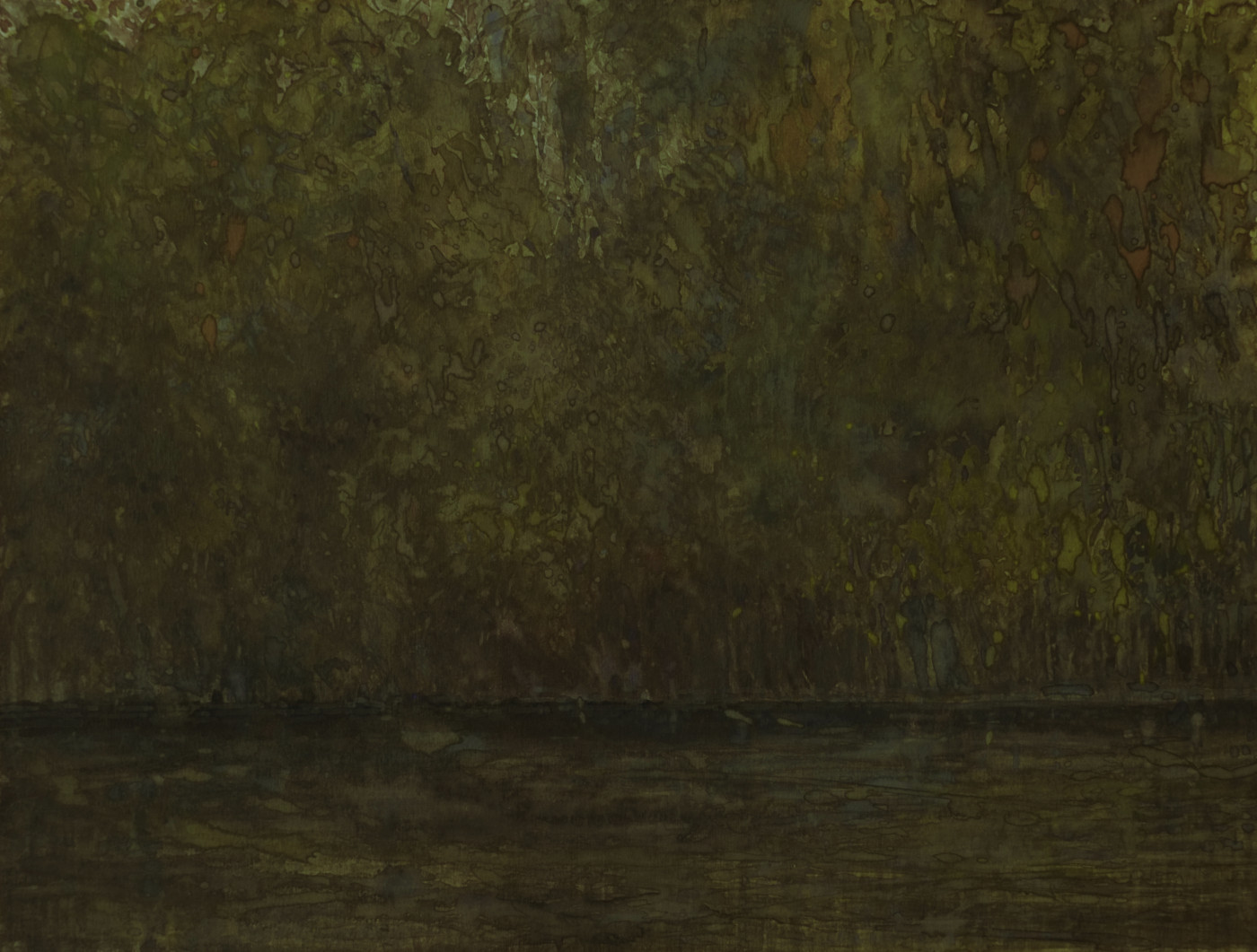 Trübwasser III, 2025 - Aquarell