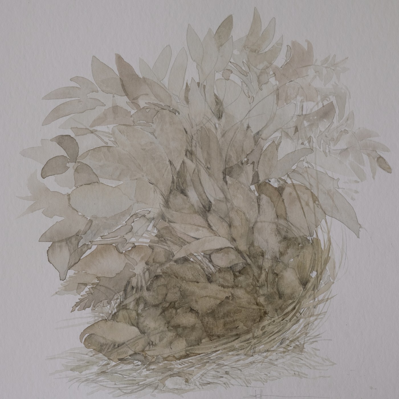 Sehenswürdigkeit, 2025 - Aquarell, Bleistift