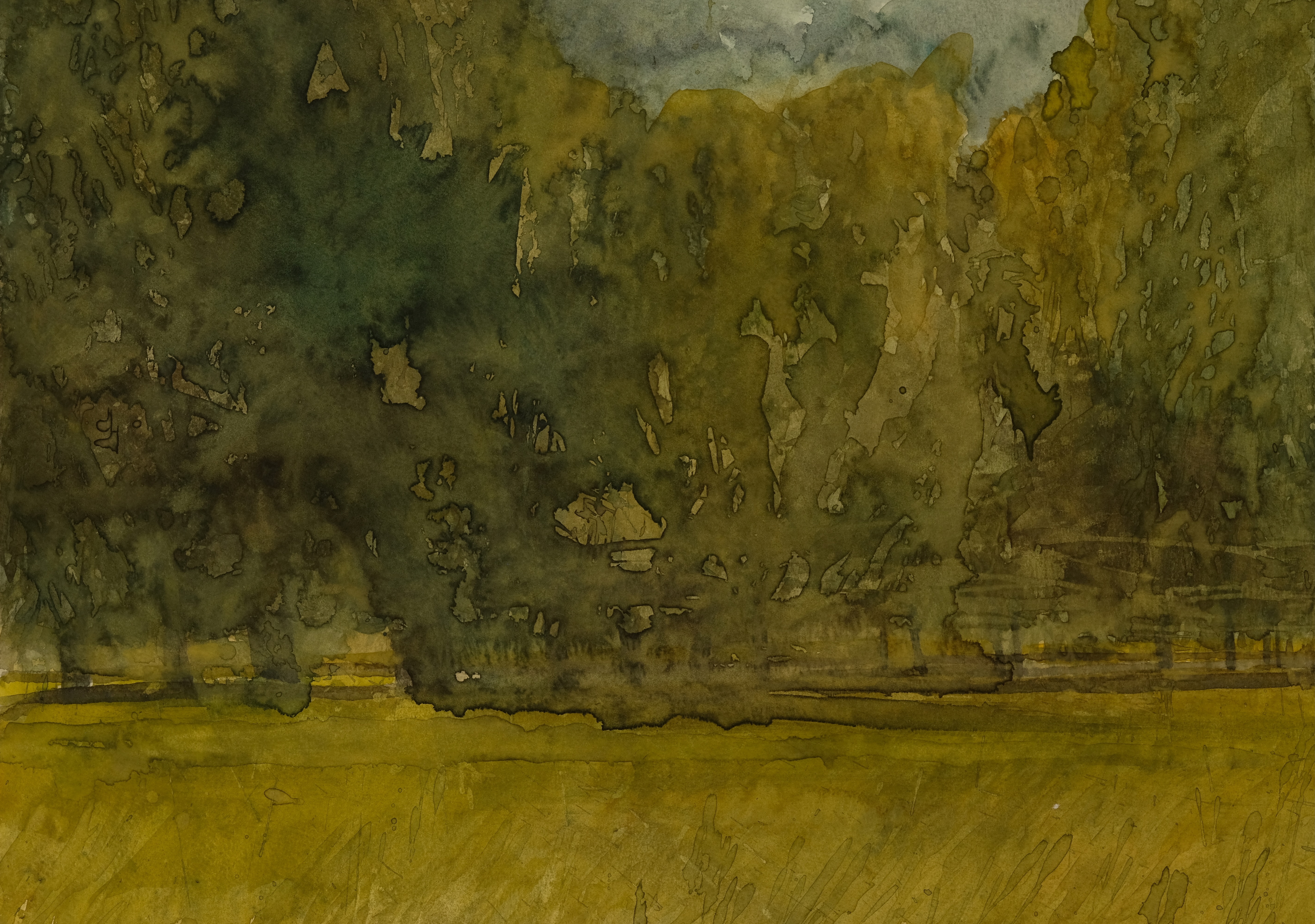 Trugschloss, 2025 - Aquarell