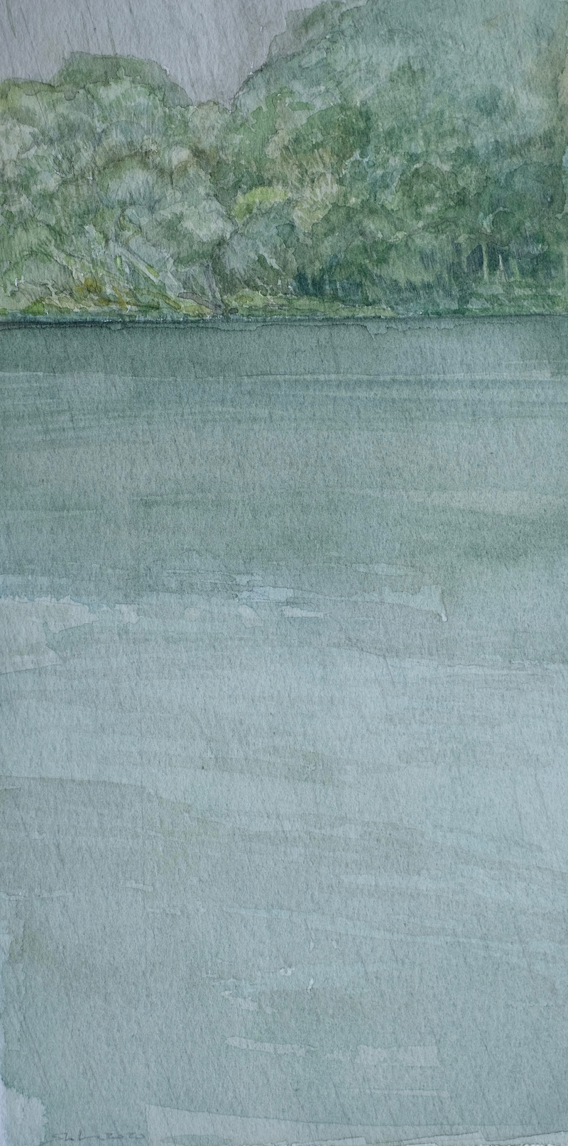 Flüsterregengrau, 2020 - Aquarell, Bleistift