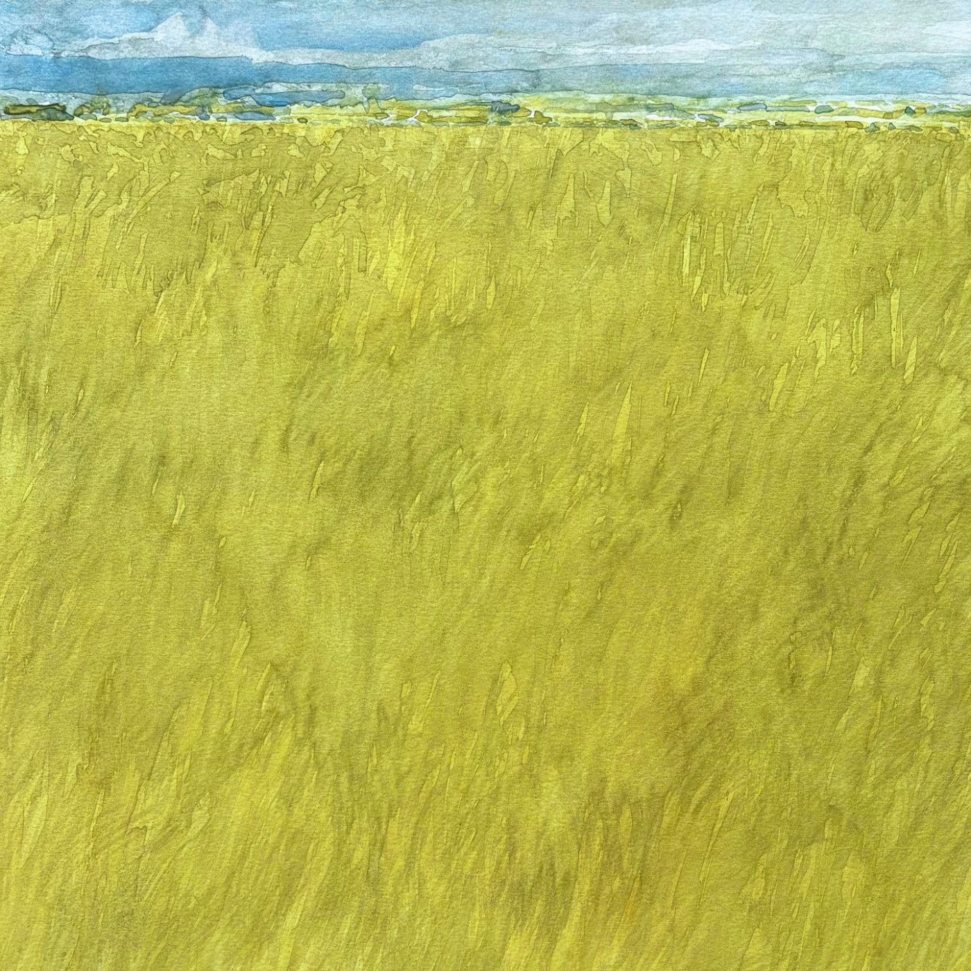 Von hier nach dort II, 2024 - Aquarell