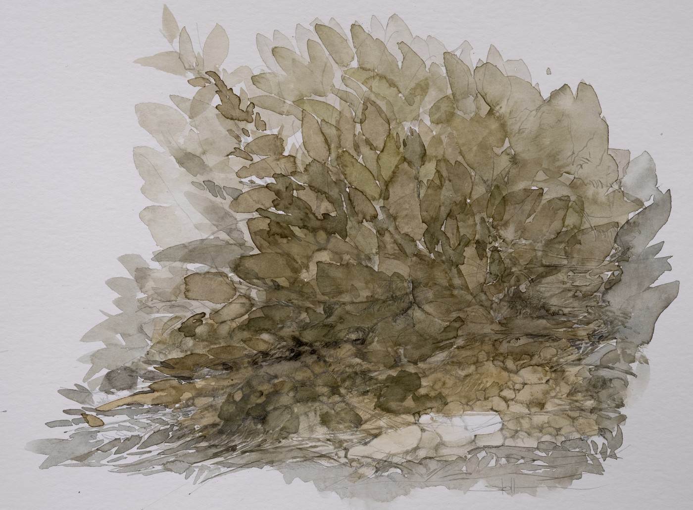 But soon it was over, 2025 - Aquarell, Bleistift