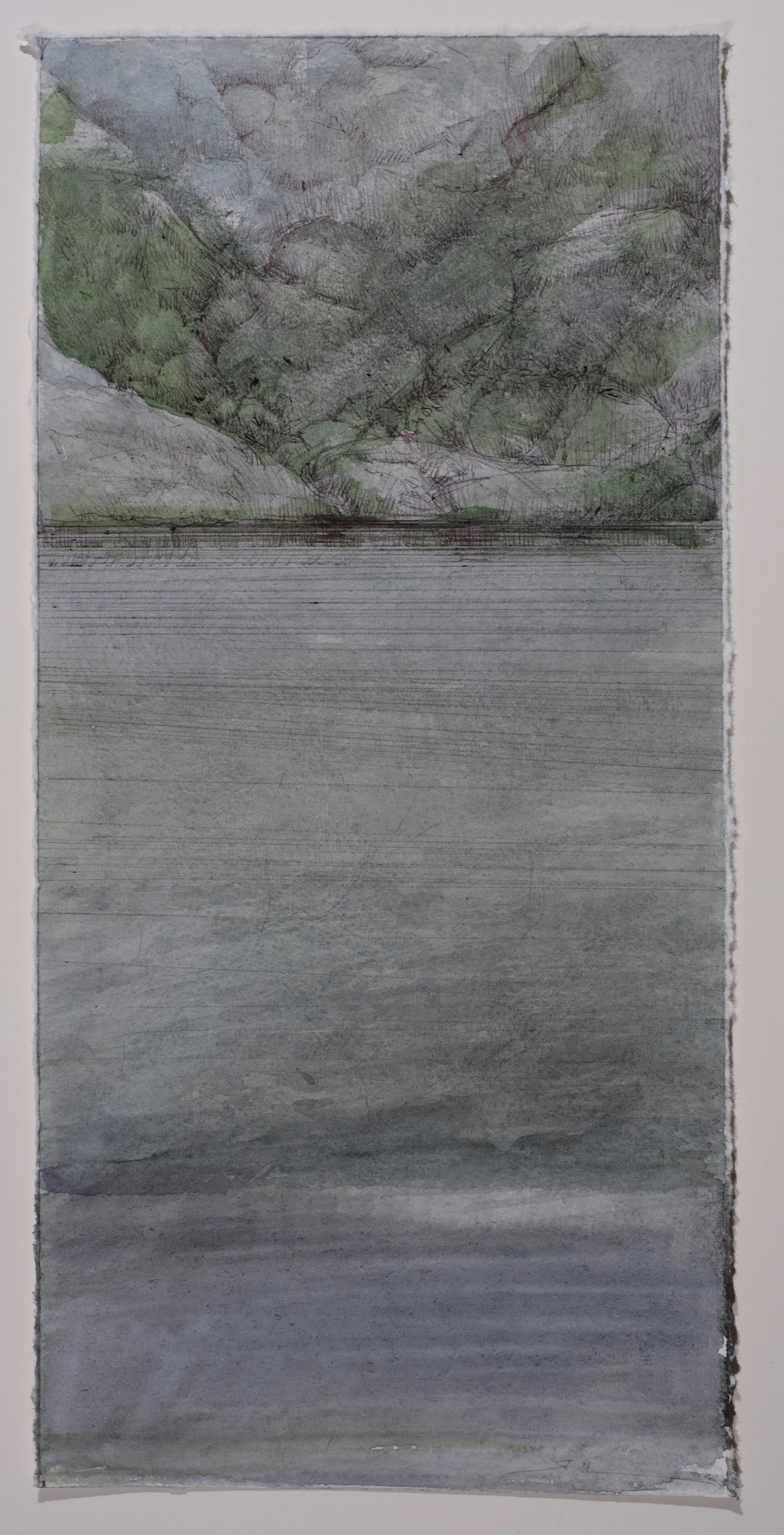 Lock out Ottenstein, 2021 - Aquarell, Tuschestift, Bleistift