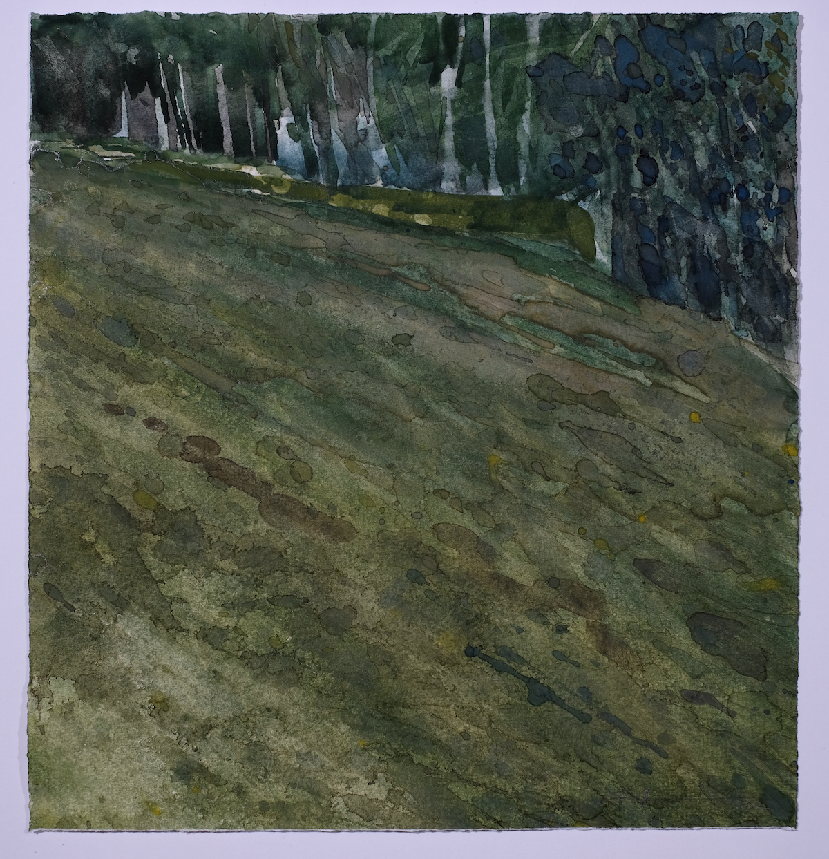 Schon gute Luft, 2022 - Aquarell, Bleistift